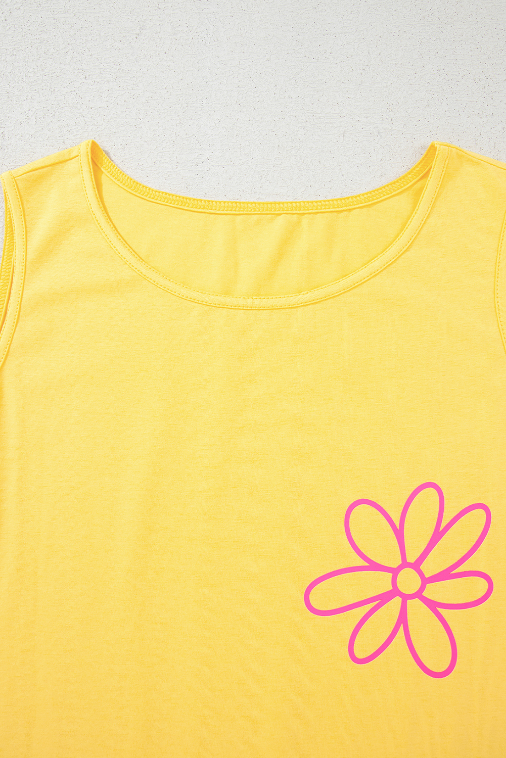 Blue Sun Graphic Casual Tank Top - loveforevers