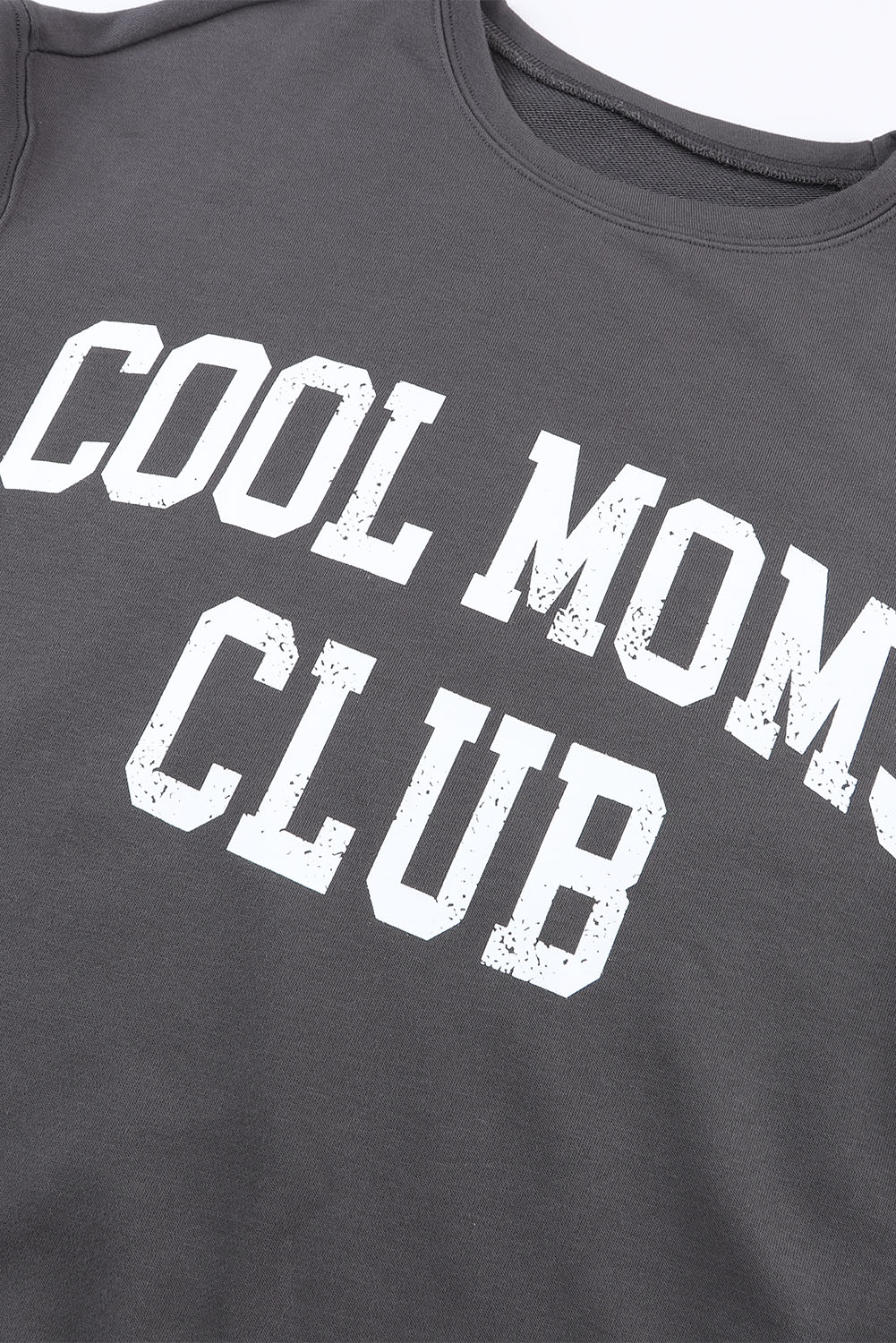 Gray COOL MOMS CLUB Drop Shoulder Sweatshirt - loveforevers