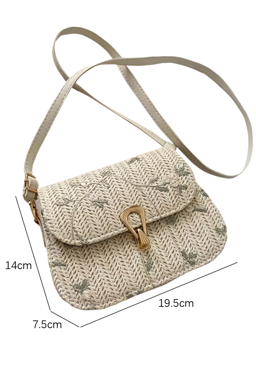 Jet Stream Delicate Weave Detail One Shoulder Bag - loveforevers
