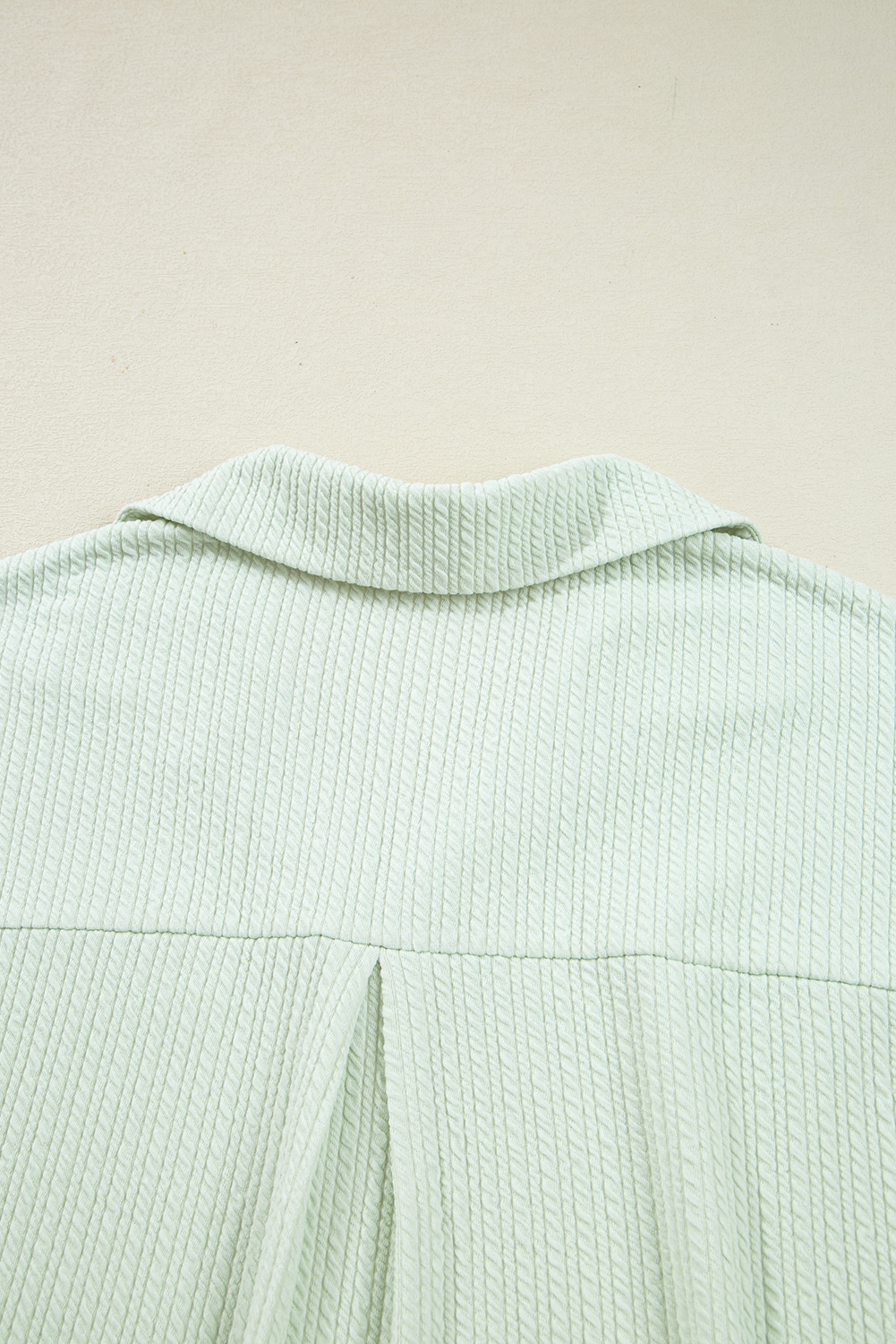 Clearly Aqua Textured Patched Chest Pocket Shirt and Pants Set - loveforevers