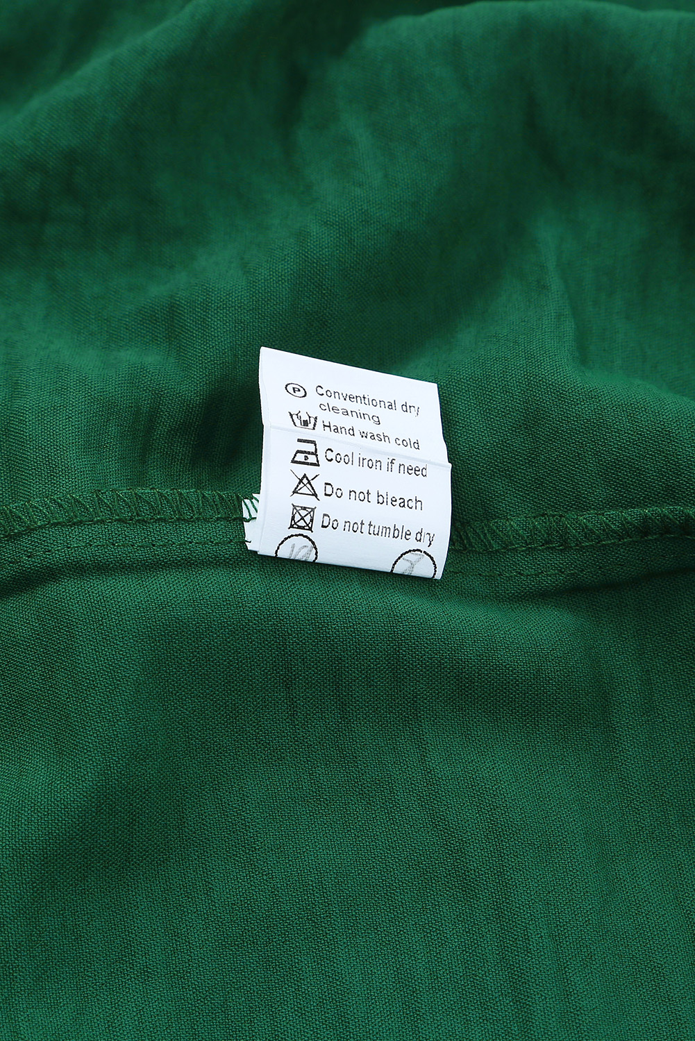 Green Smocked Wrist Shift Top - loveforevers