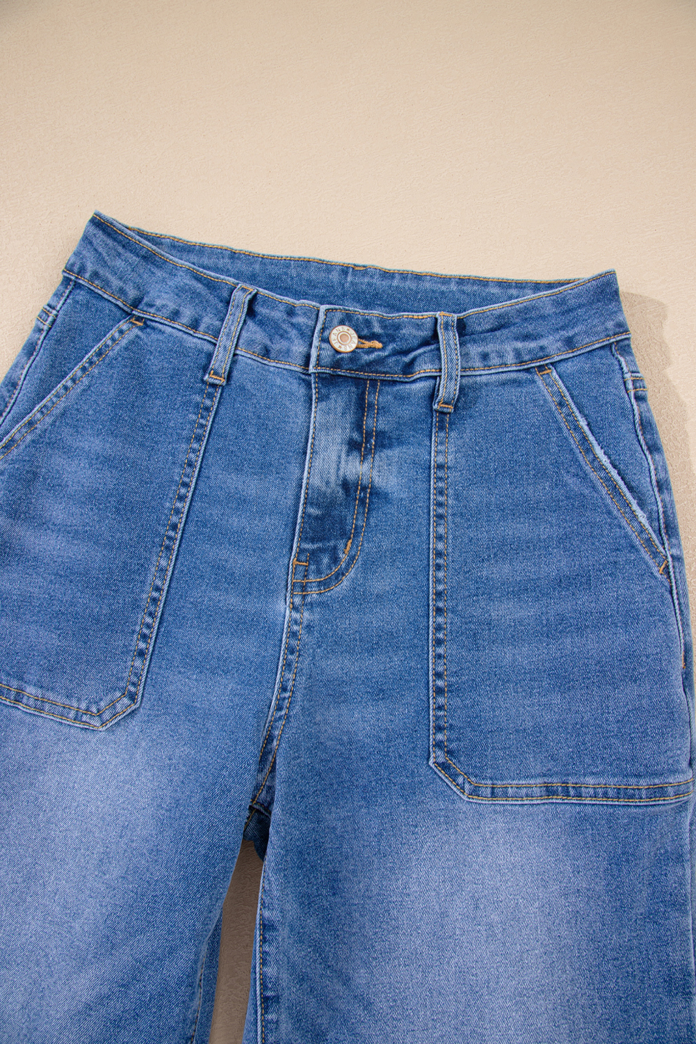 Breen Cropped High Rise Wide Leg Jeans - loveforevers