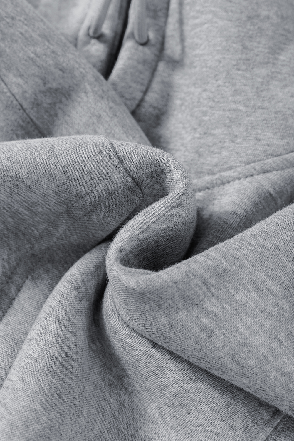 Gray Solid Drop Shoulder Hoodie and Joggers Activewear Set - loveforevers