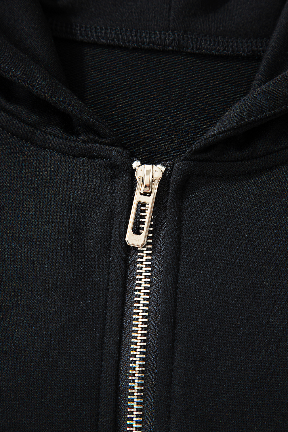 Gray Double Zipper Hooded Jacket and Sweatpants Active Set - loveforevers