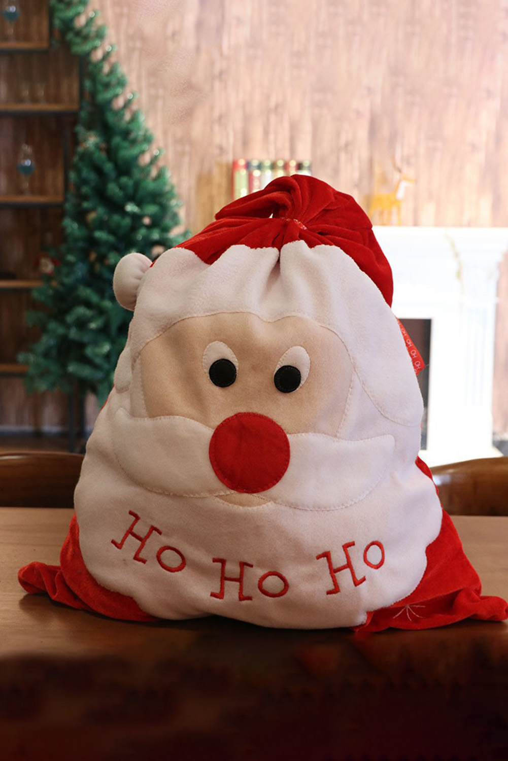 Red HO HO HO Santa Claus Christmas Gift Bag - loveforevers