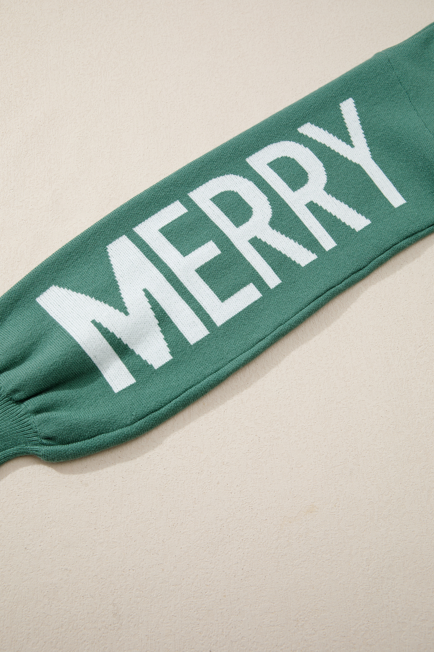 White Chenille Graphic Drop Shoulder Holiday Sweater - loveforevers
