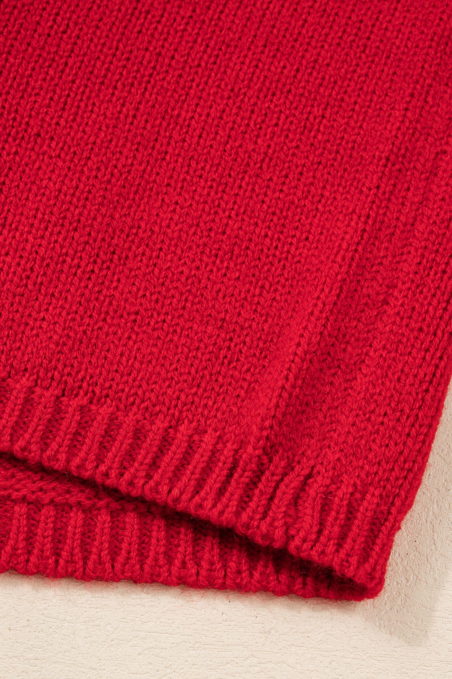 Bonbon Festive Bow Backless Bubble Sleeve Sweater - loveforevers