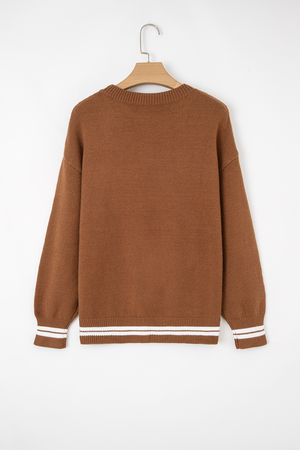Coffee See You Cowboy Embroidered Western Graphic Sweater - loveforevers