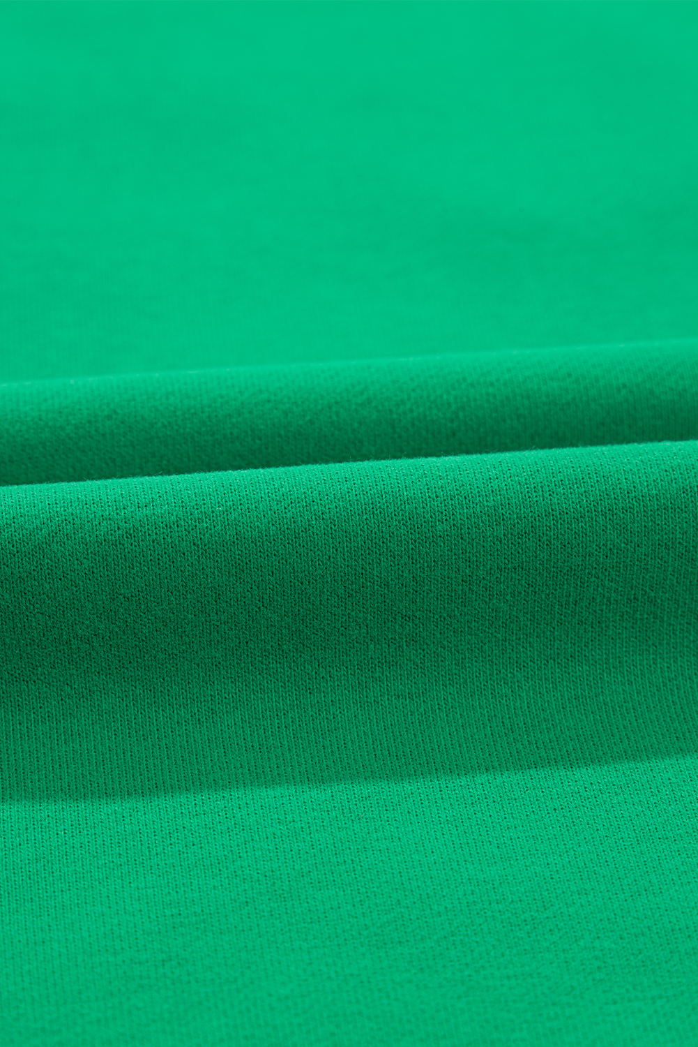 Green LUCKY Aphabet Chenille Embroidered Pullover Sweatshirt - loveforevers