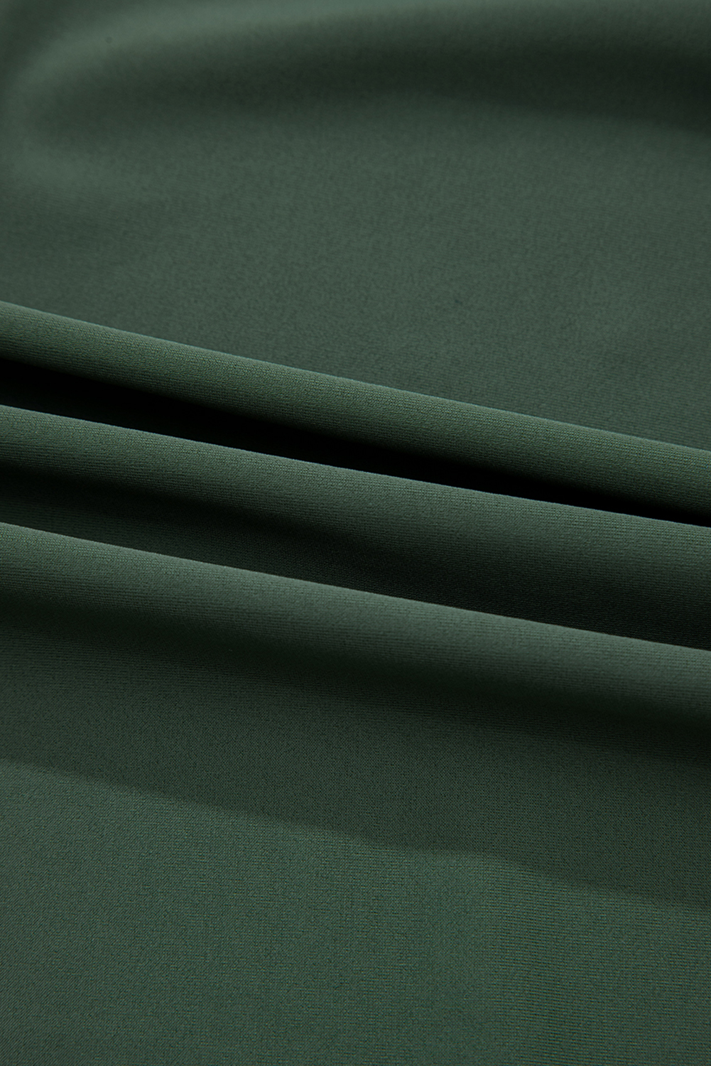 Black Side Tied Waist Square Neck Adjustable Straps A-line One Piece Swim Dress - loveforevers