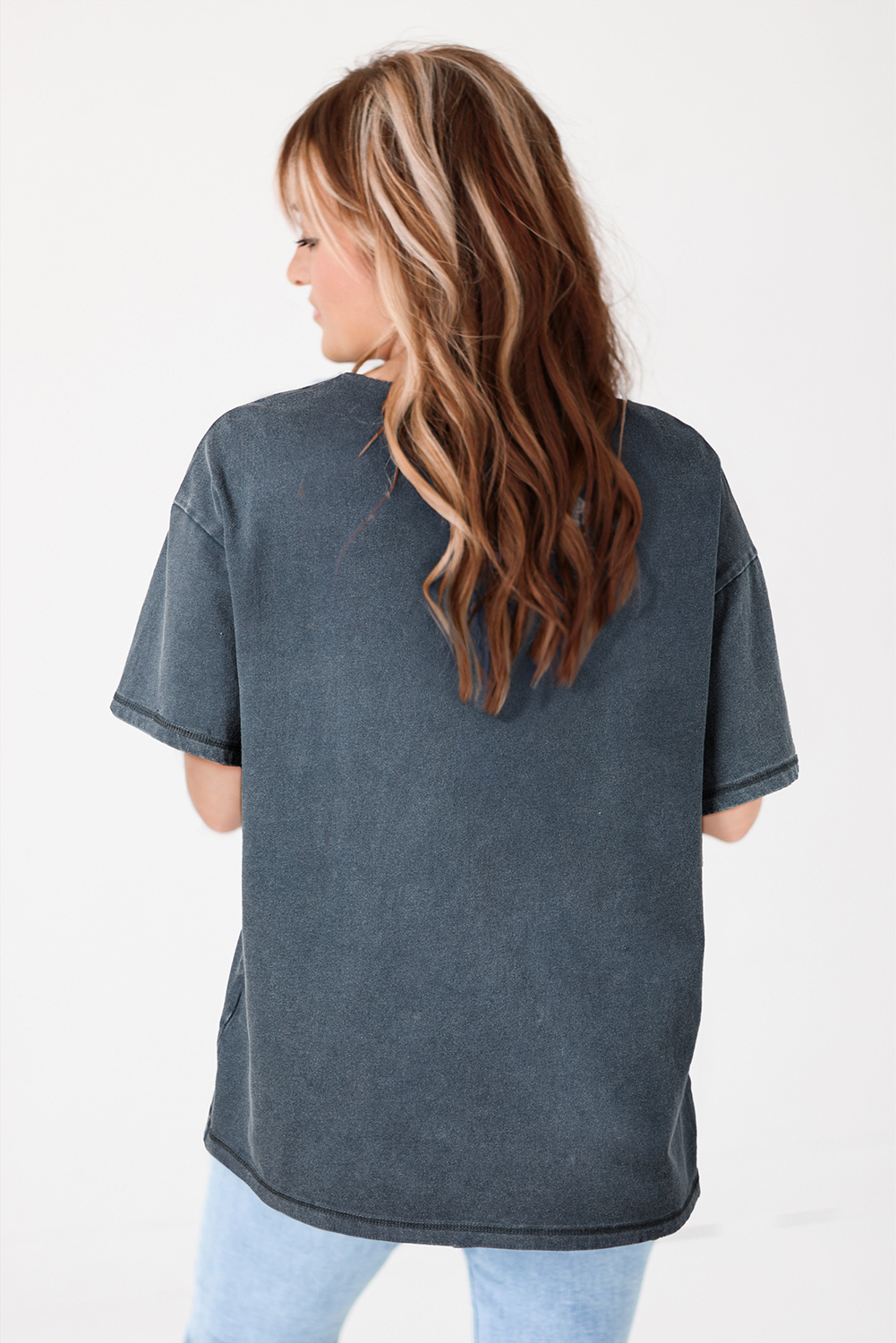 High-Rise Western Cowboy Boots Graphic Tee - loveforevers