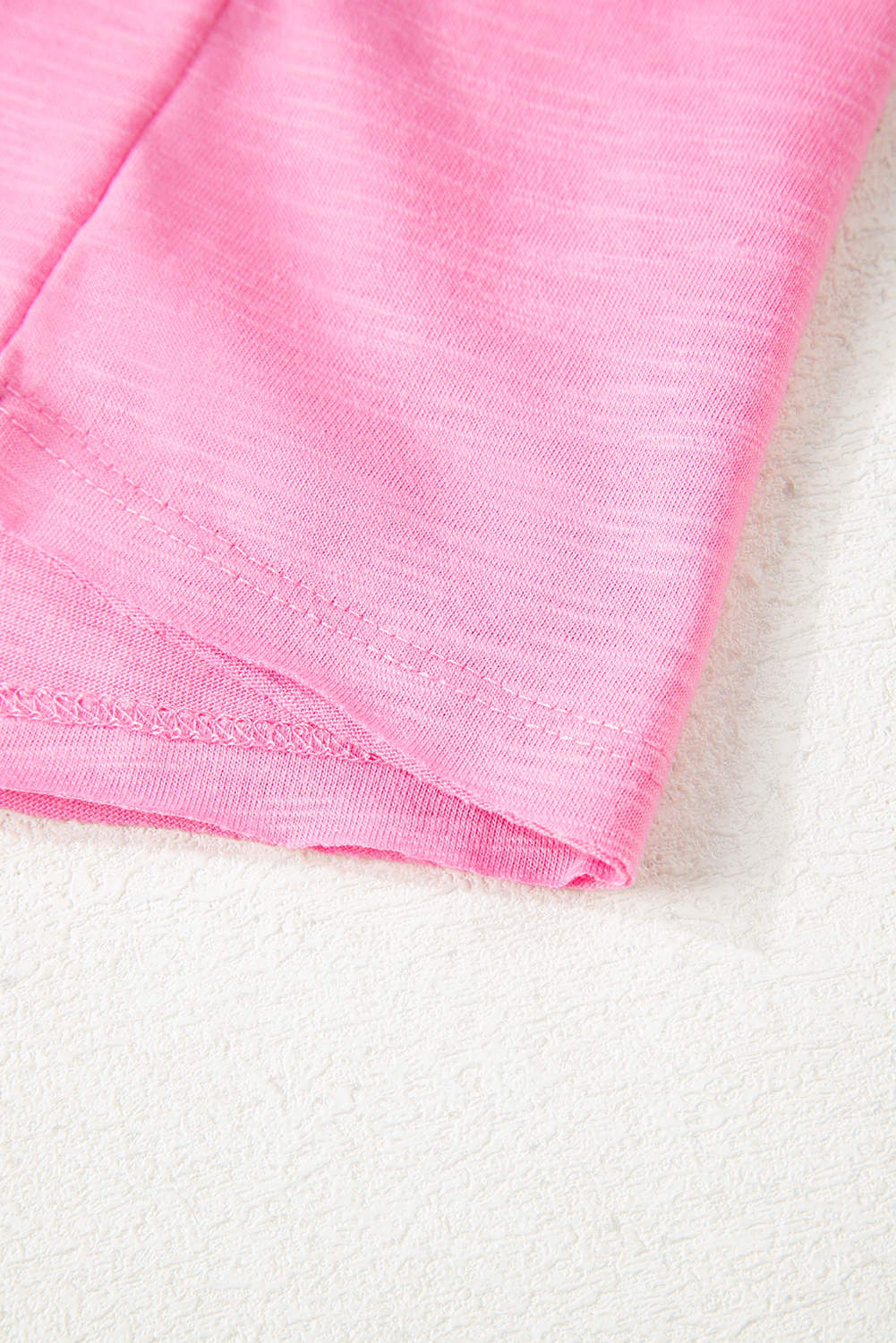 Sachet Pink Loose Fit Half Sleeve T Shirt and High Waist Skirt Set - loveforevers