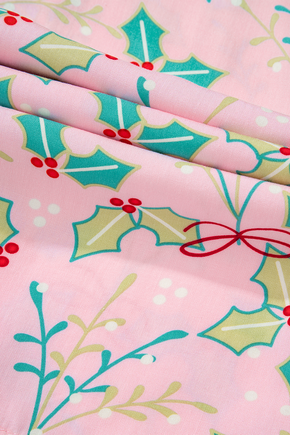 Multicolour Floral Christmas Pajamas Set - loveforevers