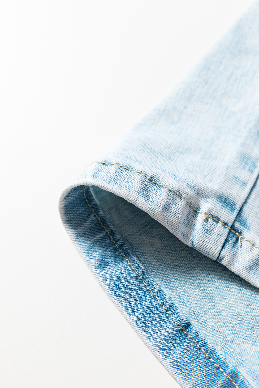 Myosotis Exposed Stitch Detail Drawstring Barrel Jeans - loveforevers