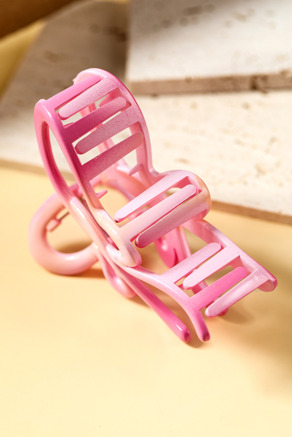 Bonbon Butterfly Shape Glossy Hair Claw Clip - loveforevers