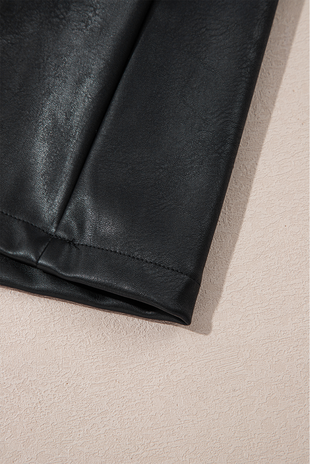 Wild Ginger  Vegan Leather Sleeveless Mini Dress - loveforevers