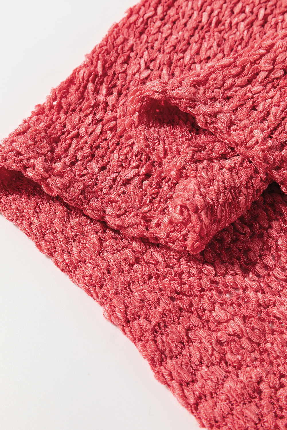 Flamingo Textured Knit U Neck Slim Fit Sweater Vest - loveforevers