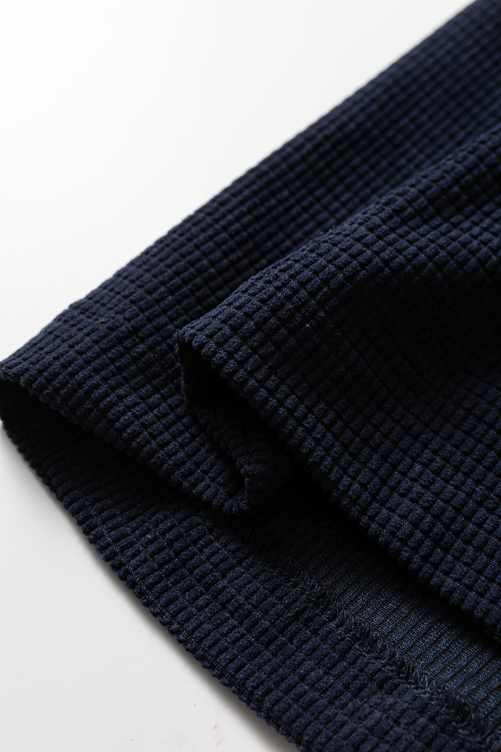 Sail Blue 2 in 1 Thermal Knit Textured Hooded Jacket - loveforevers