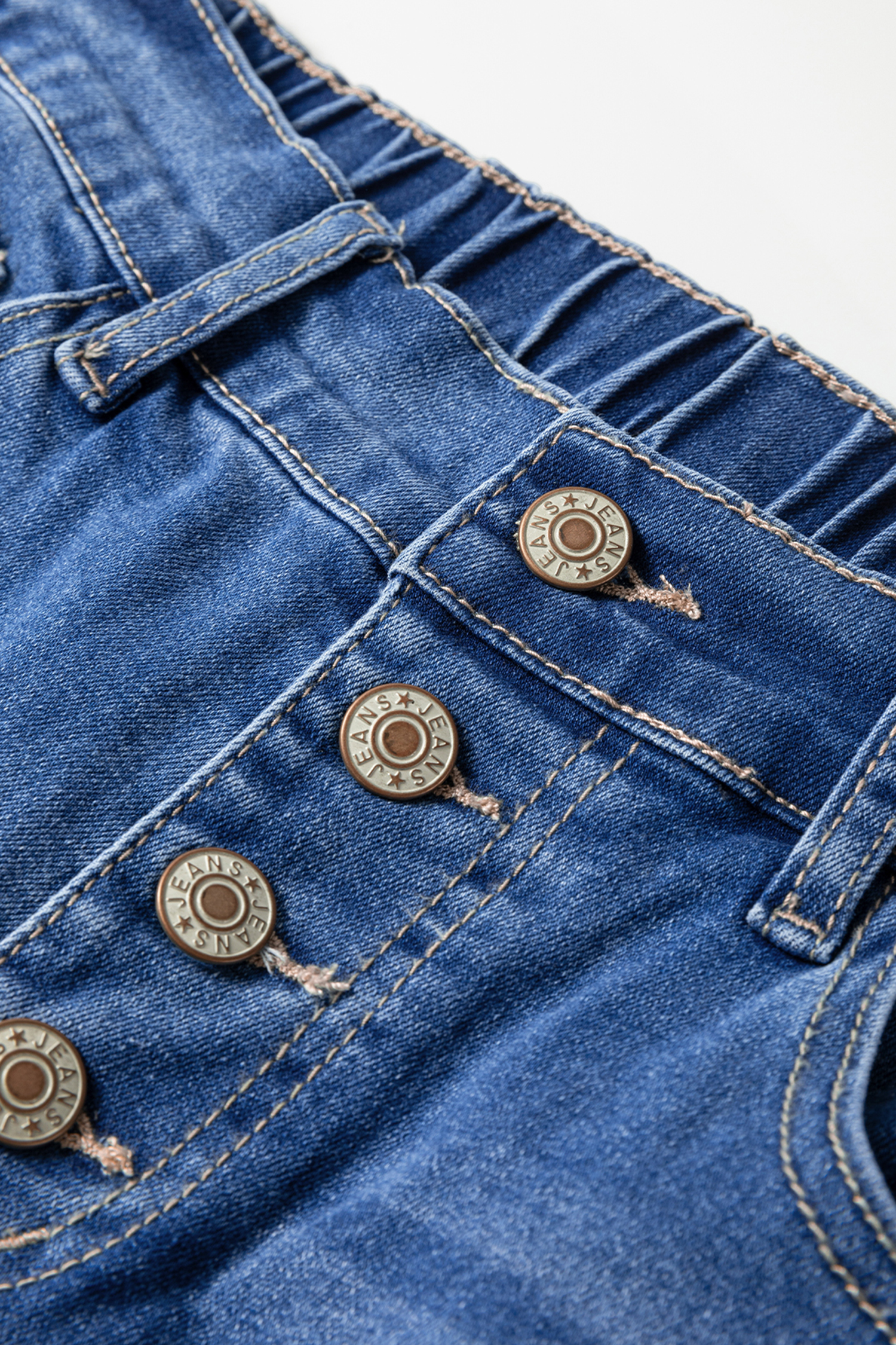 Dusk Blue Loose Straight Leg Cropped High Waist Jeans - loveforevers