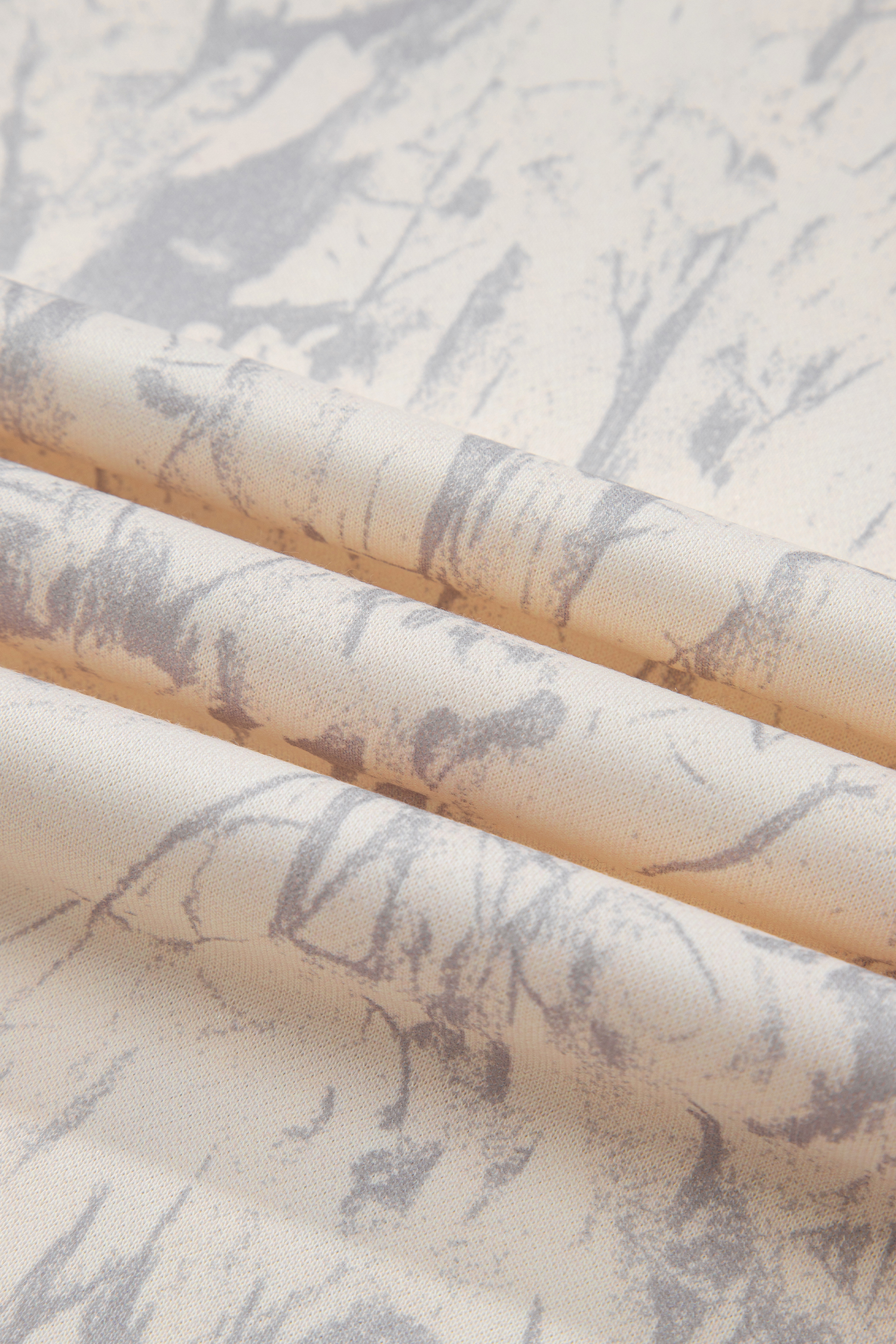 Beige Camo Print Baggy Drawstring Jogger Sweatpants - loveforevers