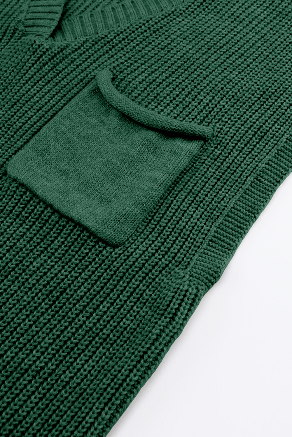 Green Knitted V Neck Sweater and Casual Pants Set - loveforevers