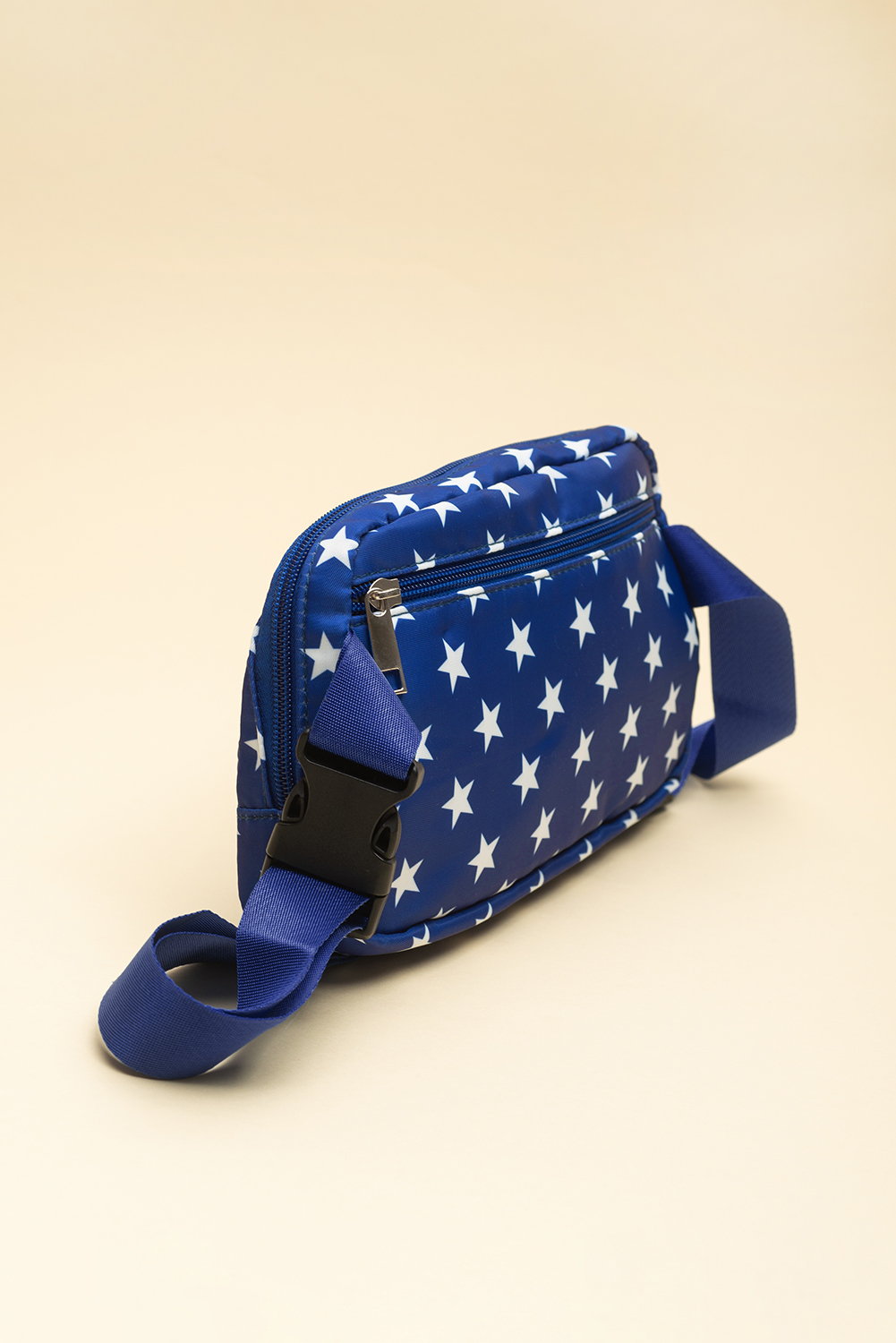 Bluing Independent Day Flag Star Printed Crossbody Bag - loveforevers