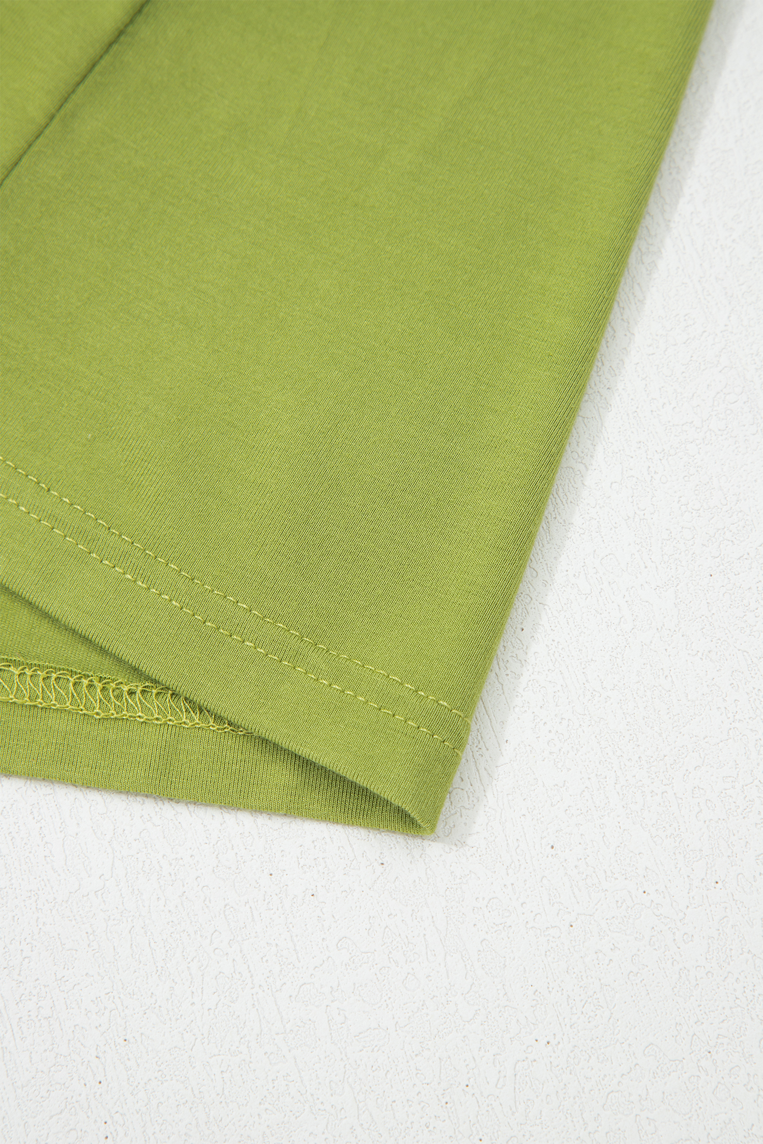 Fern Green Solid V Neck Cap Sleeve Tunic Elastic Waist Versatile Maxi Dress - loveforevers