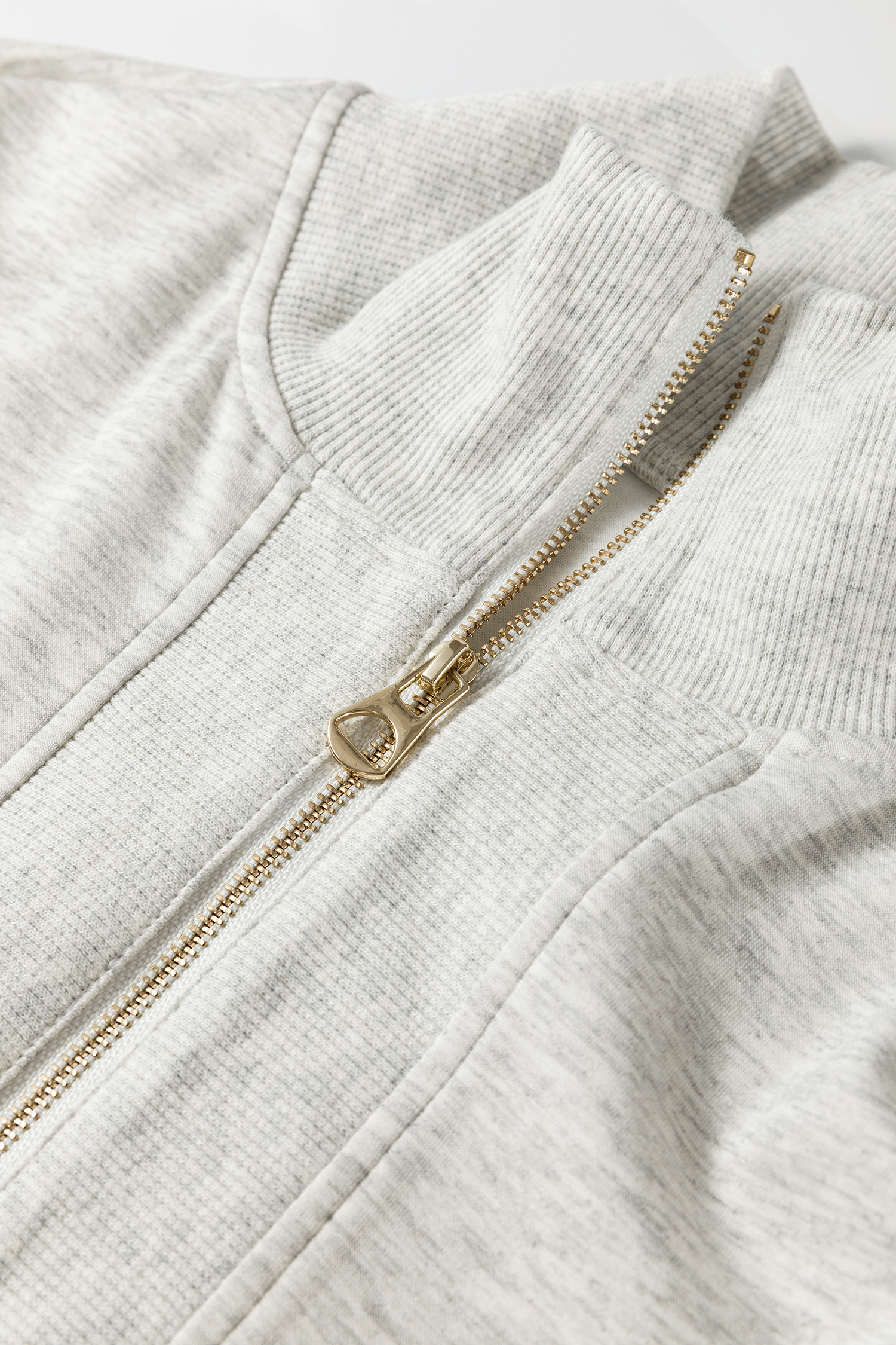 Light Grey Half Zip Polo Tee Casual Pant Set - loveforevers