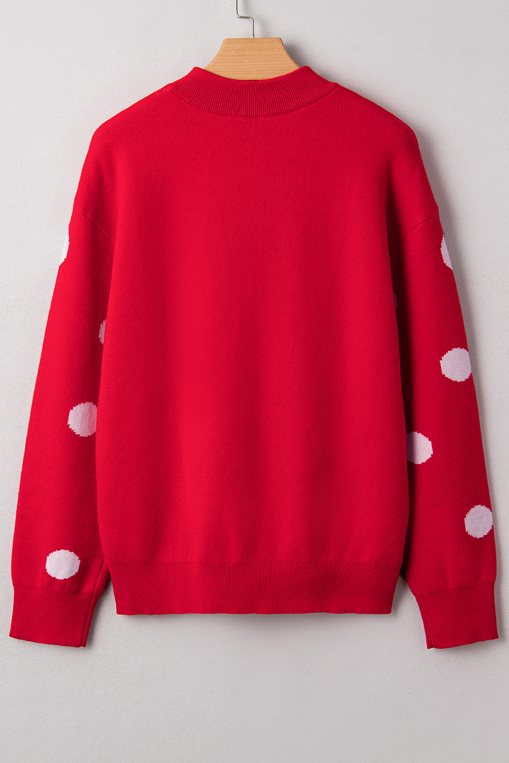 Red Dahlia LET IT SNOW Graphic Christmas Holiday Loose Sweater - loveforevers