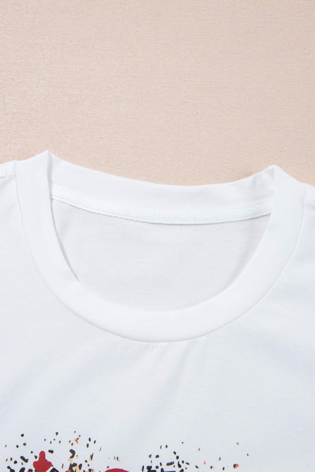 White Believe Christmas Father Graphic Crewneck T Shirt - loveforevers