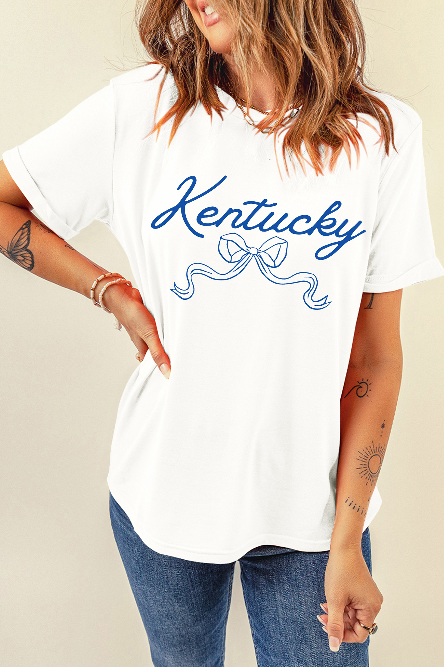 Green Camouflage KENTUCKY Crew Neck Summer Top - loveforevers