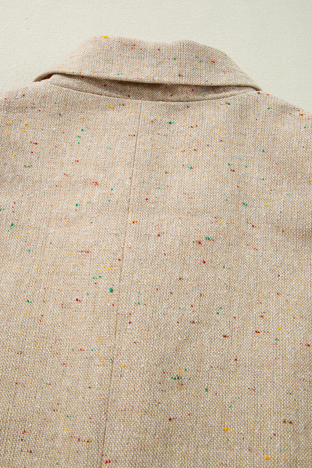 Oatmeal Single Breasted Elegant Suit Jacket - loveforevers