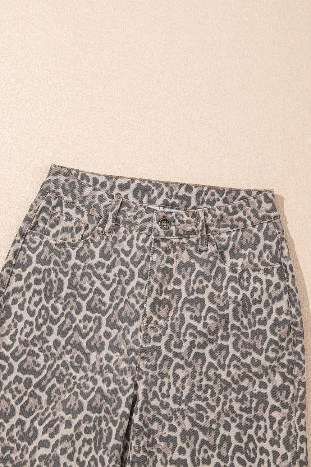 Dusk Blue Loose Straight Leg Cropped High Waist Jeans - loveforevers