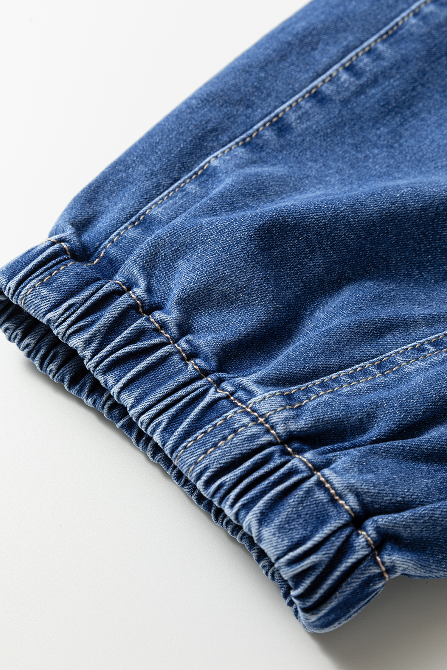 Dusk Blue Loose Straight Leg Cropped High Waist Jeans - loveforevers
