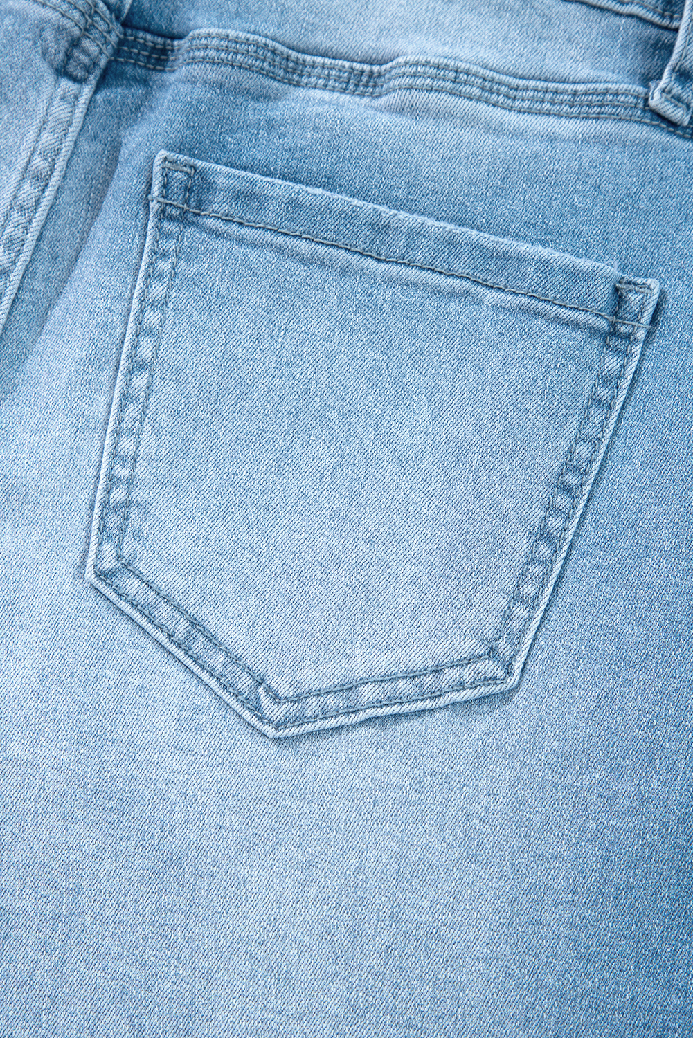 Myosotis High Rise Shift Slit Leg Straight Jeans - loveforevers