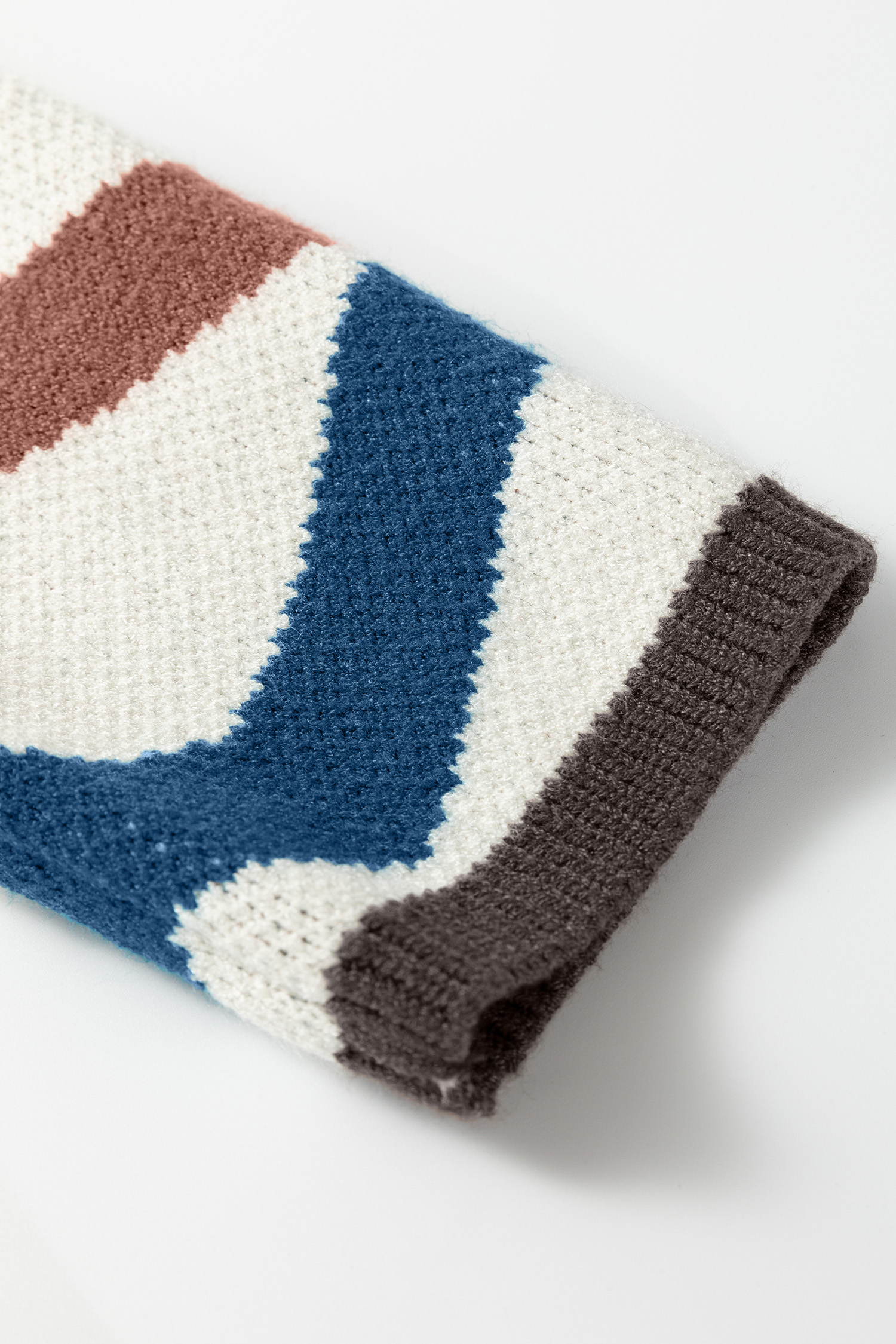 Multicolour Retro Wave Print Western Sweater - loveforevers
