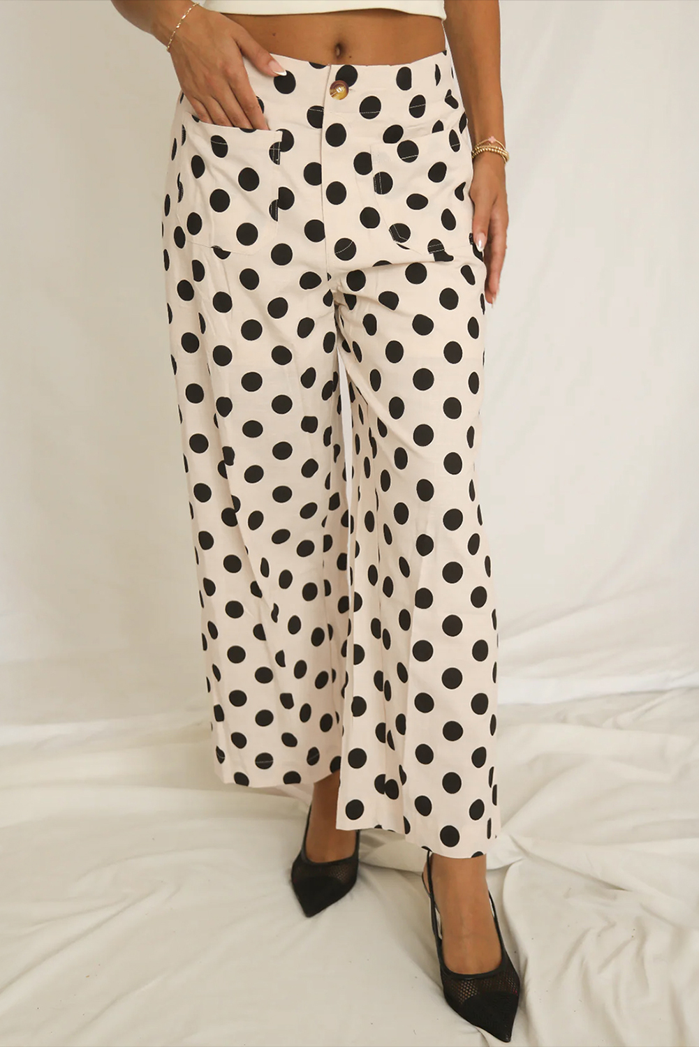 Dusk Blue Loose Straight Leg Cropped High Waist Jeans - loveforevers