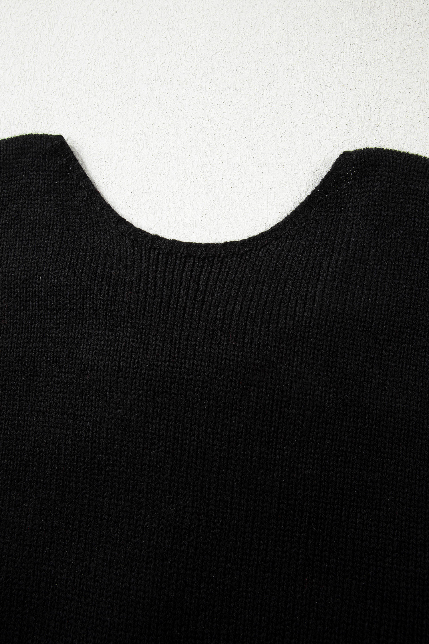 Bonbon Festive Bow Backless Bubble Sleeve Sweater - loveforevers