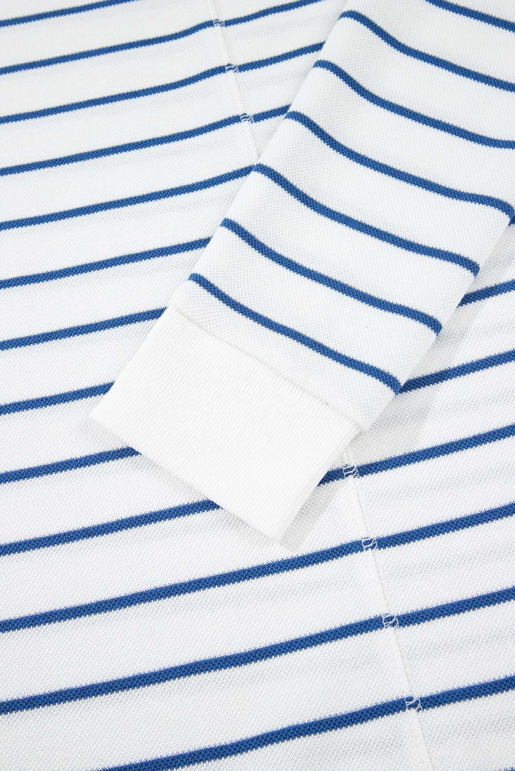 Sail Blue Striped Long Sleeve Top Drawstring Wide Leg Pants 2pcs Outfit - loveforevers