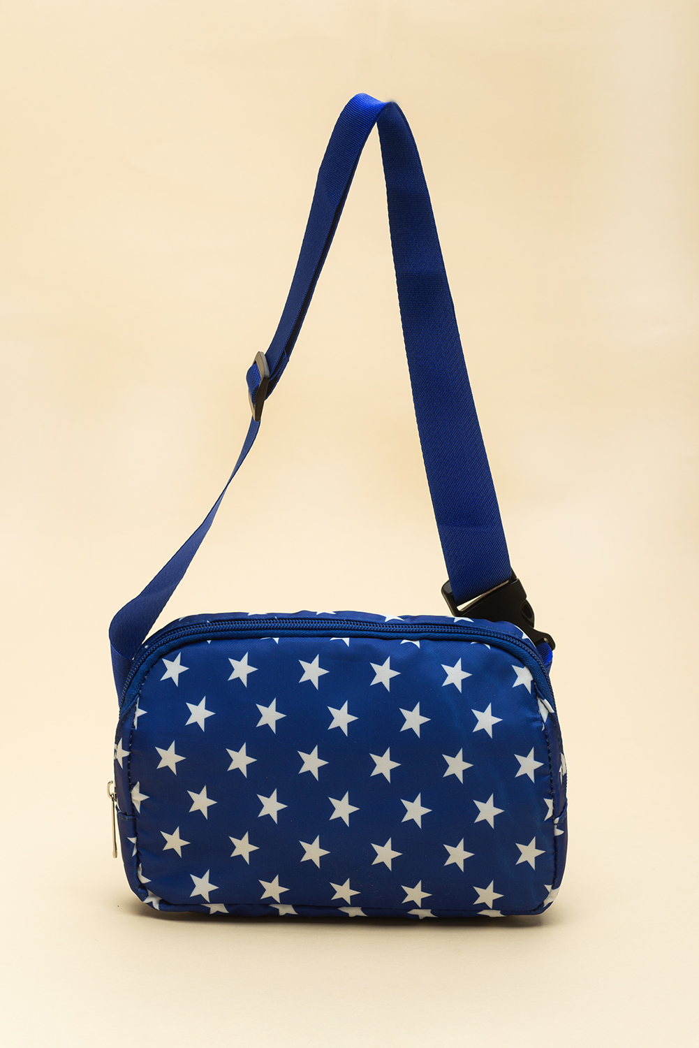 Bluing Independent Day Flag Star Printed Crossbody Bag - loveforevers