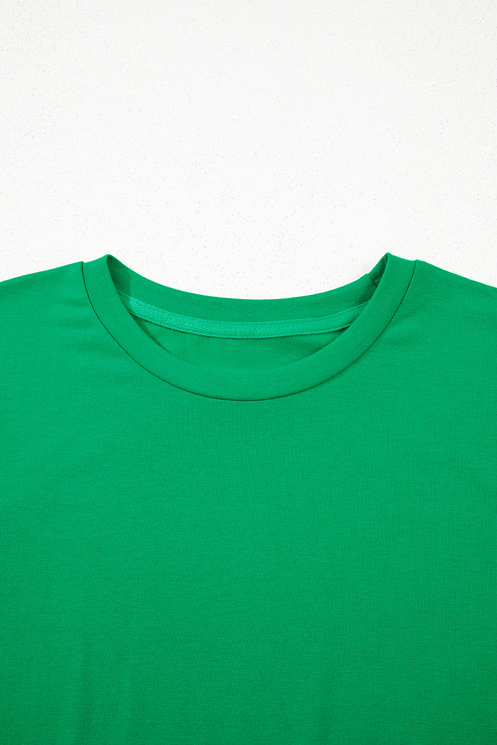 Khaki Casual Plain Crew Neck Tee - loveforevers