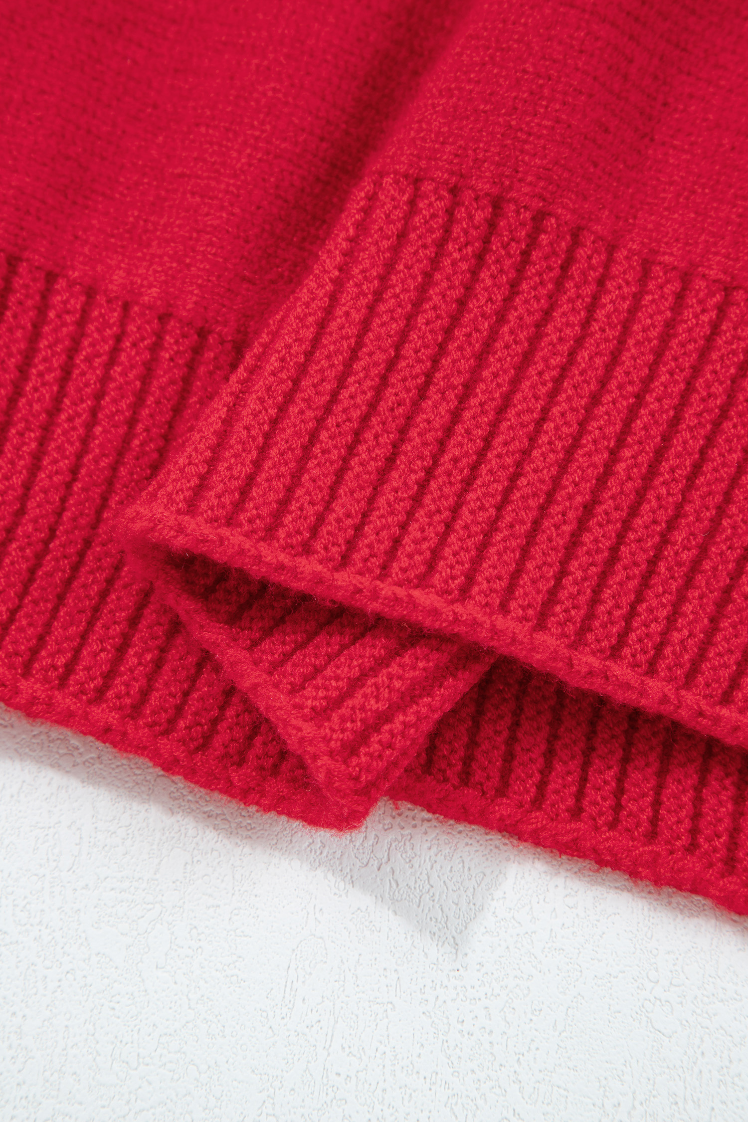 Fiery Red Christmas Holly Festive Holiday Sweater - loveforevers