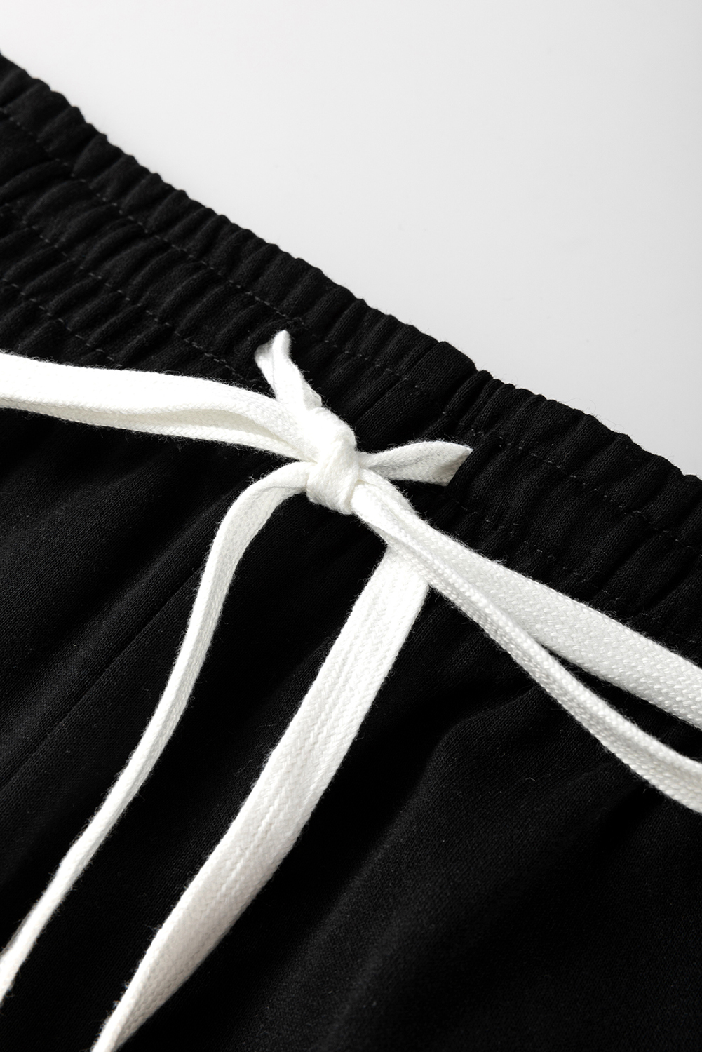 Brown Stripe Striped Drop Shoulder Pullover and Jogger Pants Set - loveforevers
