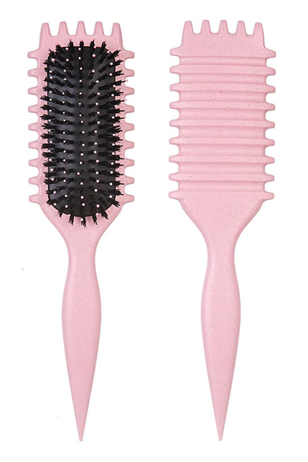 Pink Curl-Enhancing Air Cushion Comb - loveforevers