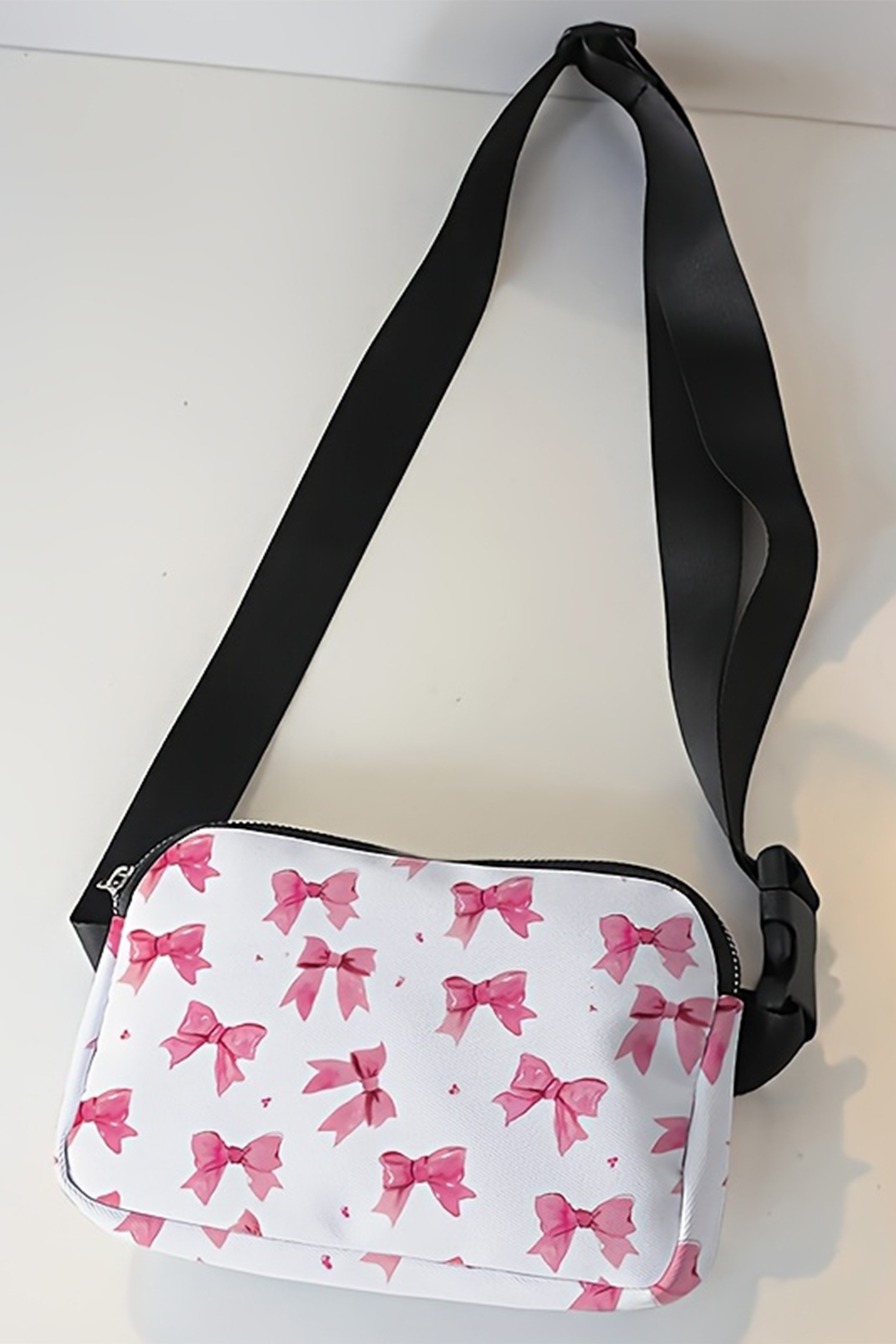 Bonbon Valentines Day Printed Canvas Crossbody Bag - loveforevers