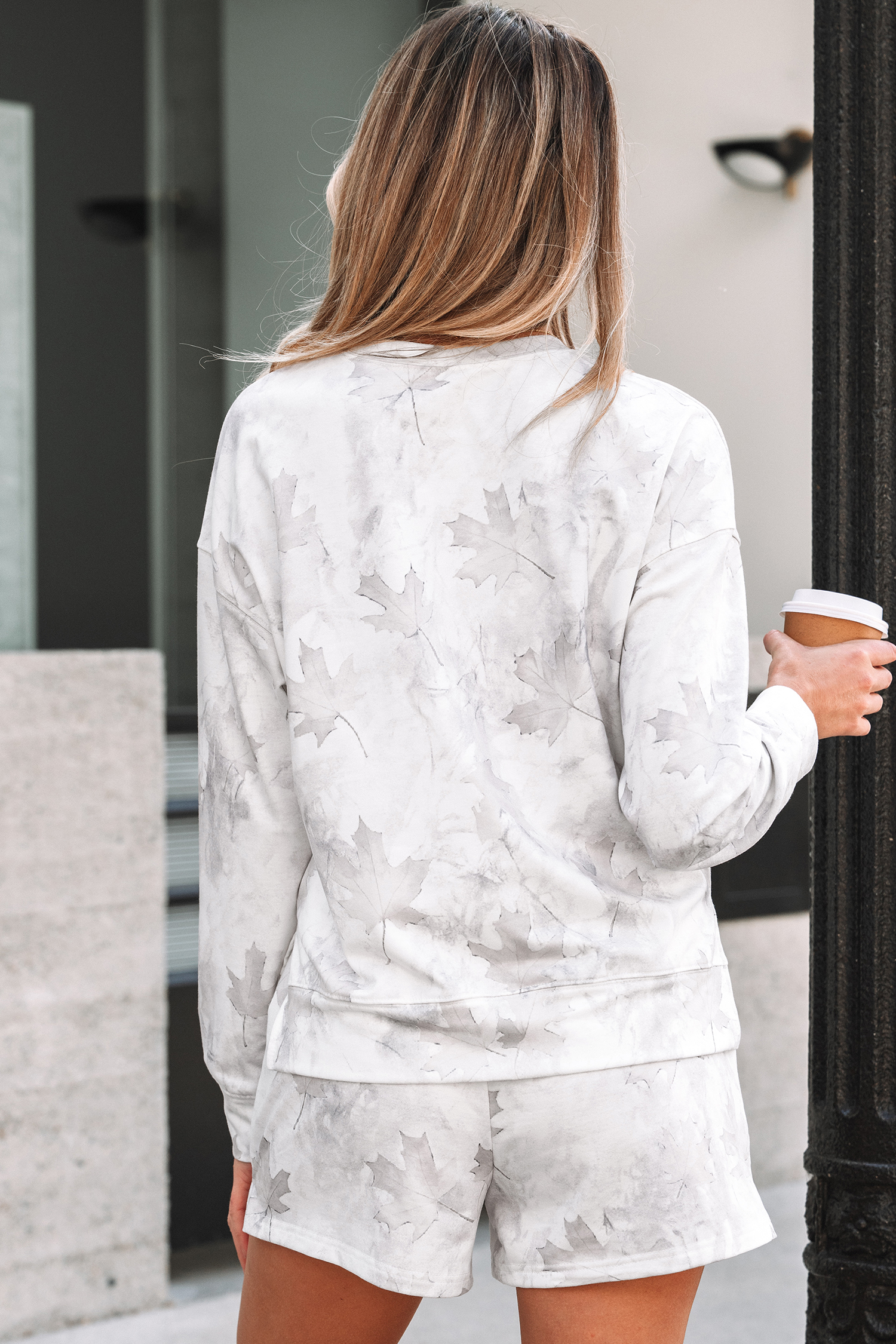 Beige Camo Print Baggy Drawstring Jogger Sweatpants - loveforevers