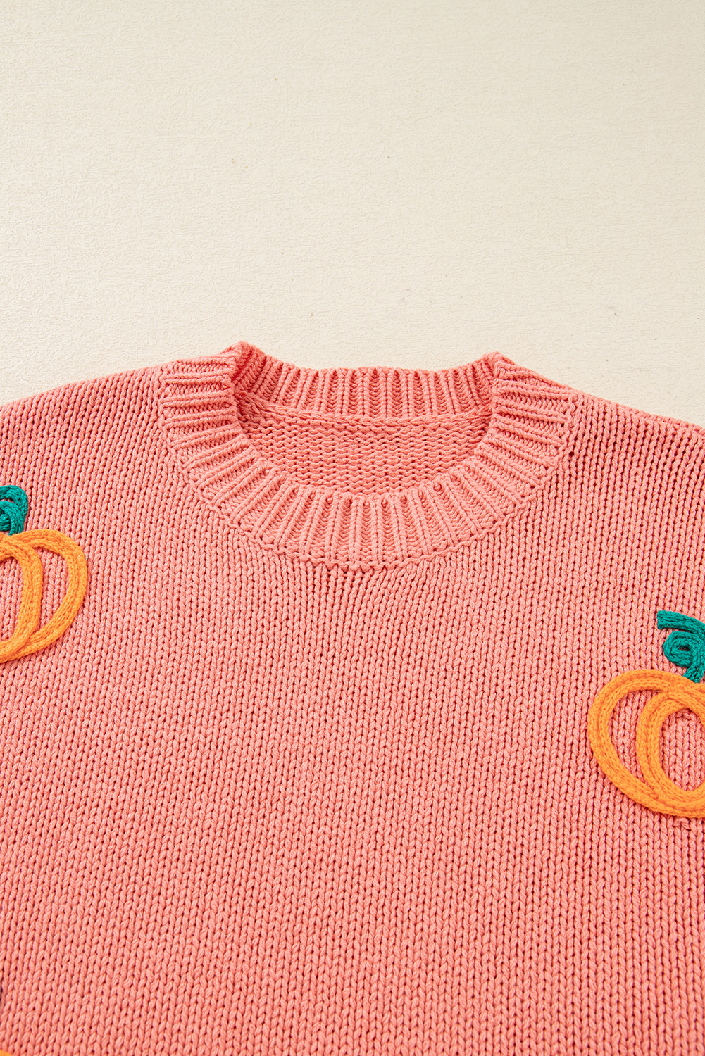 Blossom Pumpkin Embroidered Thanksgiving Holiday Sweater - loveforevers