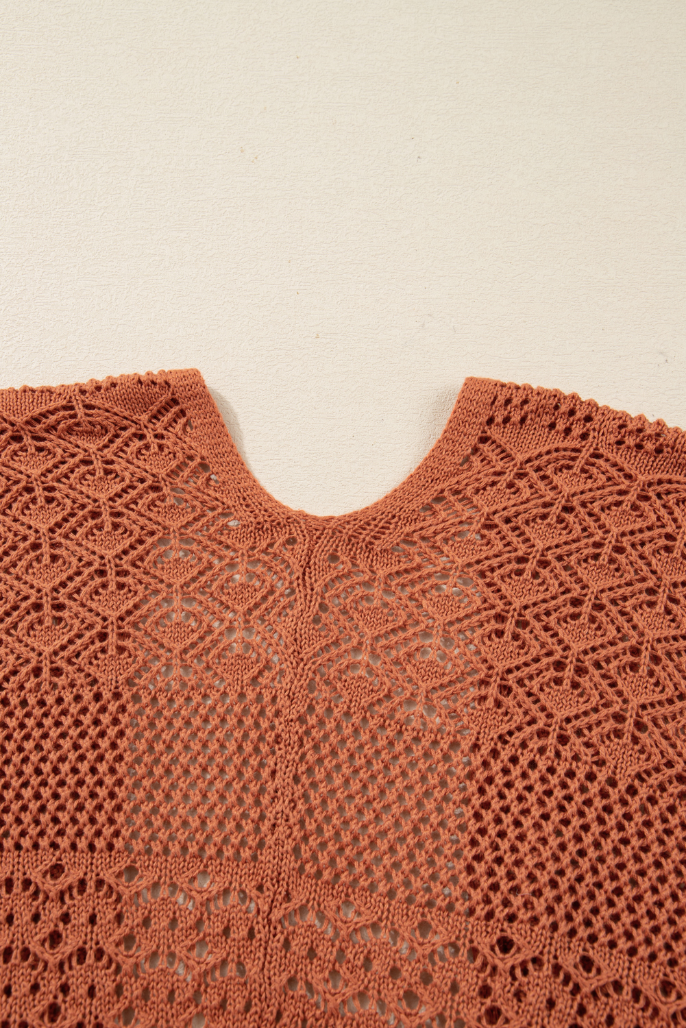 Redwood Burl Mixed Pattern Knitted Open Front Plus Cardigan - loveforevers