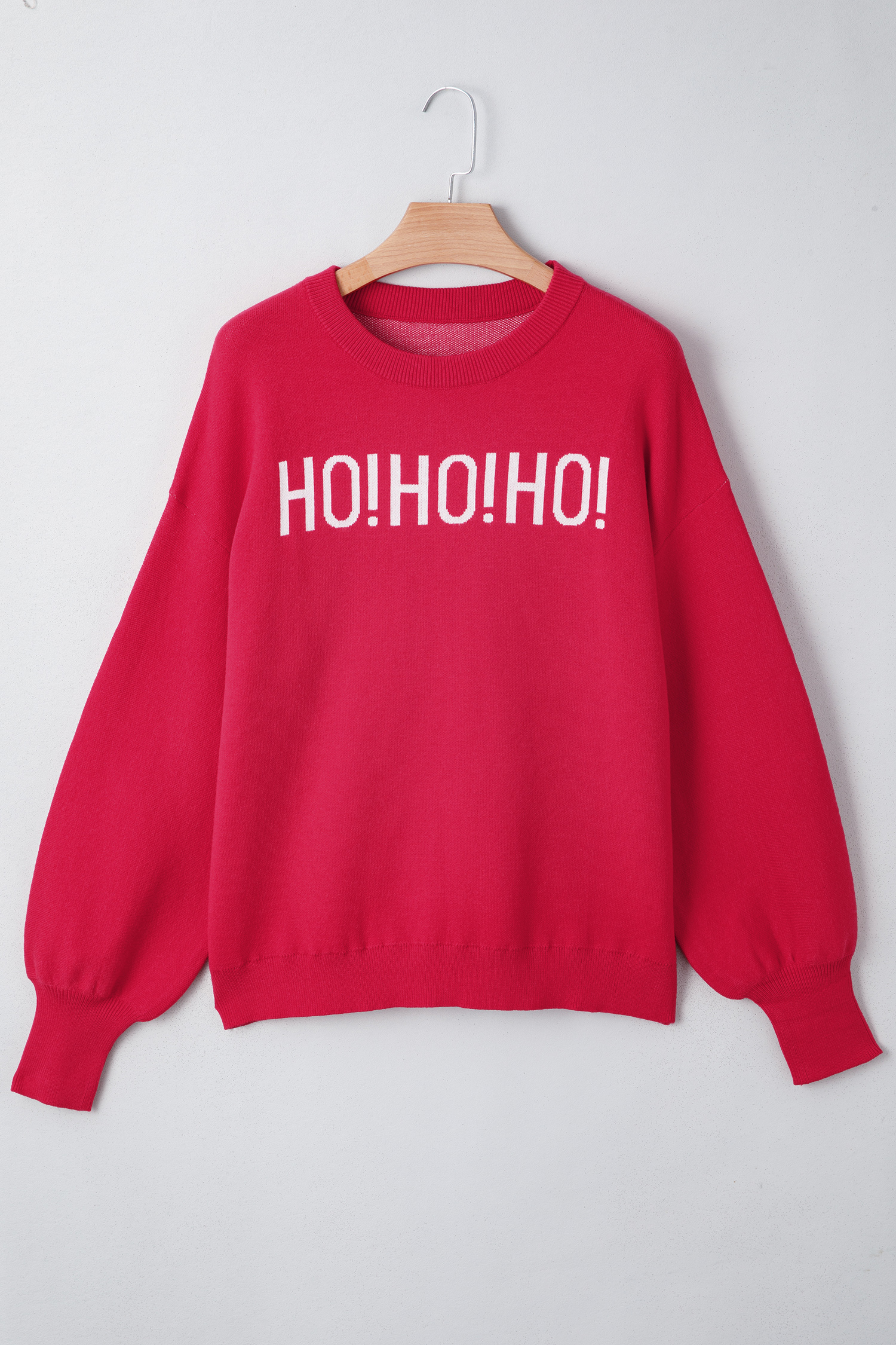 White Chenille Graphic Drop Shoulder Holiday Sweater - loveforevers