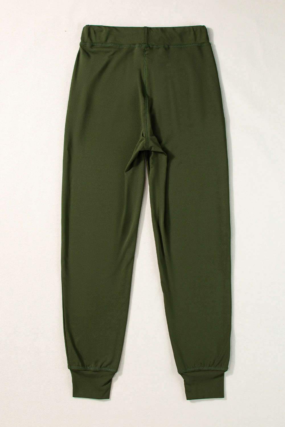Black Drawstring Elastic Waistband Pocketed Joggers - loveforevers
